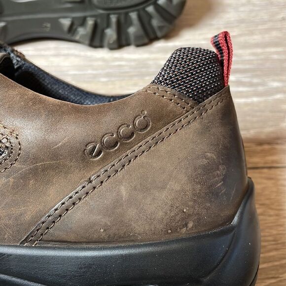 Ecco Gore-Tex Women’s Size 11-11.5/EU 42 Espresso Brown Leather Walking Shoe - Picture 13 of 14